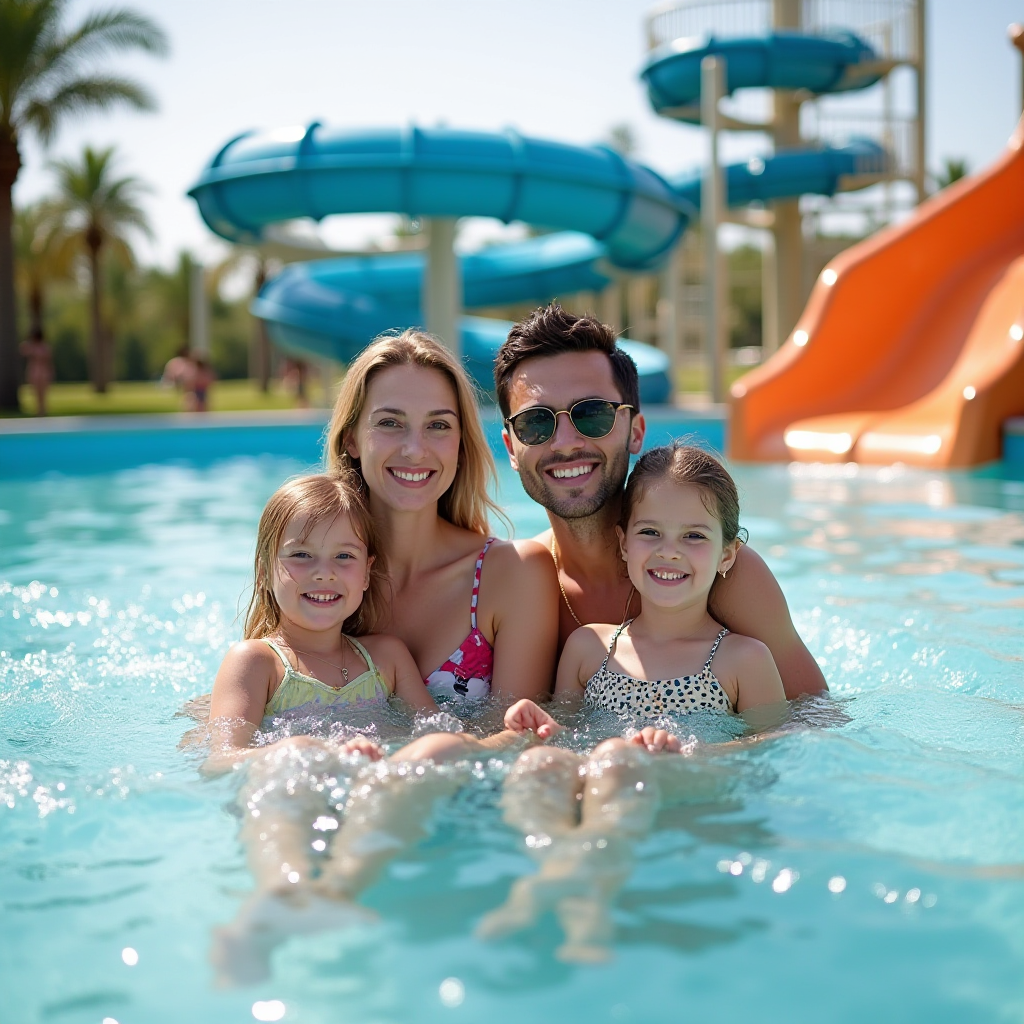 FAMILY AT WATERPARK
